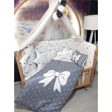 Özgürce Rüya Gibi Bebek Uyku Seti 60X120, Beşik Kenar Korumalı, Yorgan ve Yastık