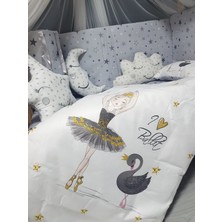 Özgürce Bebek Uyku Seti 60X120, Cibinlikli, Beşik Kenar Korumalı, Dijital Yorgan ve Yastık