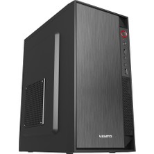 Verto Vento VS119S Mid Tower, Peak 400W Siyah, Atx Kurumsal Kasa