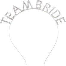 Freedom Storee Gümüş Kaplama Kristal Taşlı Team Bride Taç