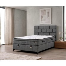 Mona Yatak Diamond Gri 28 cm Full Ortopedik Orta Yumuşak Multi Spring Yaylı Çift Taraflı Yatak