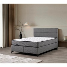 Mona Yatak Bella Gri 22 cm Orta Yumuşak Multi Spring Yaylı Çift Taraflı Yatak