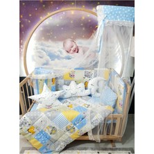 Özgürce 60X120 Özel Seri Bebek Uyku Seti Cibinlikli 11 Parça, Sağlıklı ve Konforlu