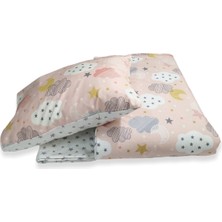 Özgürce Yumuşak Pamuk Çocuk Çarşafı 100X200, Montessori Uyku Seti, Yıldız Deseni