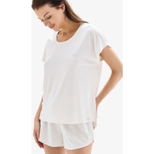 Blackspade Kadın T-Shirt 60620 - Krem