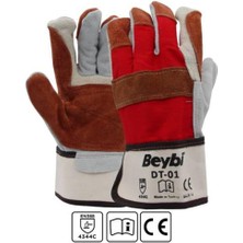 Verto Beybi Dt-01 Deri Kaplı Isıya Dayanıklı Ağır Iş Eldiveni (10LU Paket) 10 Beden