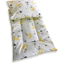 Özgürce Yumuşak ve Rahat 100% Pamuk Beşik Alt Açma Minderli Çocuk Yastığı