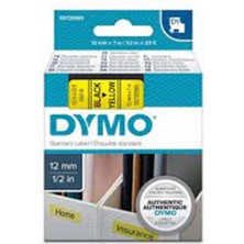 Verto Dymo S0720850 D1 Yedek Şerit, 19 mm x 7 Mt, Beyaz- Kırmızı (45805)