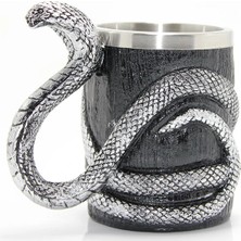 Freedom Storee Paslanmaz Çelik Yılan Tasarımlı Kupa Bardak