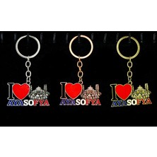 Freedom Storee Metal Ayasofya Anahtarlık (I Love Ayasofya)