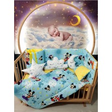 Özgürce 60X120 Bebek Uyku Seti Mickey Desen, 9 Parça, Rahat ve Şık Tasarım