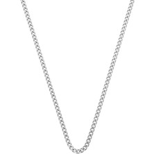 Atolyewolf Gümüş Kolye Gümüş Curb Zincir Kolye