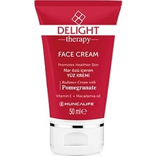 Huncalife Delight Therapy Nar Özlü Yüz Kremi 50 ml Nemlendirici Etkili Cilt Bakımı