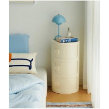 Miniforms Duru 3 Çekmeceli Komodin Krem