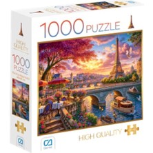 Arenes Paris'te Akşamüstü Puzzle 1000