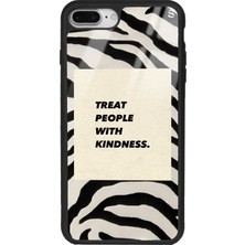 Spoyi Silikon Telefon Kılıfı Apple iPhone 7 Plus - 8 Plus Zebra Tasarımıyla Şık ve Dayanıklı