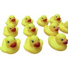 Kids 12’li 5 cm Sarı Banyo Ördek Eğlenceli Tasarım ile Suya Dayanıklı Oyun Seti