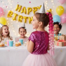 Subutu Bn Örgülü Simli Lastikli At Kuyruğu / ACM10