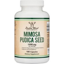 Double Wood Mimosa Pudica Seed 1000 Mg 180 Caps.