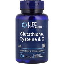 Life Extension Glutathione Cysteine & C 100 Caps.
