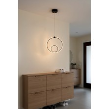 TERRA lighting Minimal Porto Power LED Avize, 3 Renk Yanabilen Lüks LED Avize, Mutfak Salon Hol Oda Sarkıt LED Avize, Modern LED Avize
