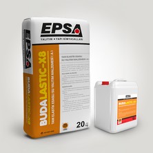 Epsa Budalastic-X8 (A+B) Tam Elastik Su Yalıtım Harcı