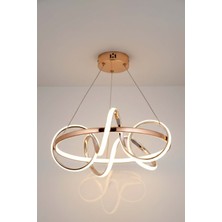 TERRA lighting Dart Modern LED Avize, Sarkıt Power LED Avize, 3 Renk Yanabilen LED Avize, Salon Mutfak Oturma Odası LED Avize