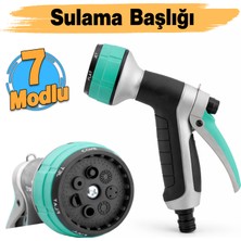 Badem10 Ayarlanabilir 7 Fonksiyonlu Fıskiye Araba Yıkama Bahçe Sulama Temizleme Sprey Tabancası Fişkiye