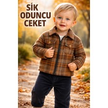 Almira Anne Bebek Mevsimlik Erkek Bebek 3 PARU00E7A Ekoseli Ceket Pantolon TAKU0131M