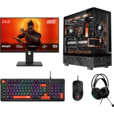 Dragos DRX9907 Ryzen 5 7500X3D 16GB 512GB Nvme 12GB RTX5070 24.5 Inç 300Hz 1ms Oyuncu Oem Paket