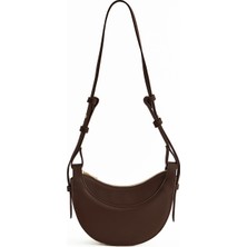 Kahverengi Deri Çapraz Çanta