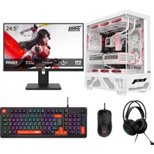 Dragos DRX9969 Ryzen 5 7500X3D 16GB 512GB Nvme 16GB Rx 9060XT 24.5 Inç 200Hz 1ms Oyuncu Oem Paket