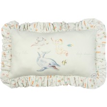 Özgürce Pamuk Yastık Kılıfı Fırfırlı, Renkli ve Şık Tasarım, Yumuşak ve Rahat