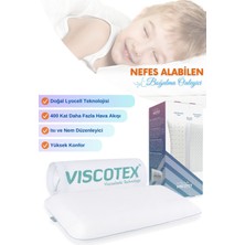Özgürce Çocuklar Için Ortopedik Visco Yastık 66X33X6CM Beyaz