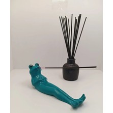 Tedi Sanat TediSanat Mavi Kurbağa Çubuk Tütsülük (20 ADET ÇUBUK TÜTSÜ HEDİYELİ)