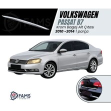 Fams Otomotiv VW Passat B7 Krom Bagaj Alt Çıtası 2010 - 2014 Arası Paslanmaz Çelik