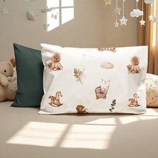 Özgürce Yumuşak 100% Pamuk 2'li Yastık Kılıfı Bebek ve Çocuk 35X45 cm