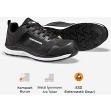 Toworkfor Super Set Black S1P | Src | Esd Kompozit Burun Iş Ayakkabısı