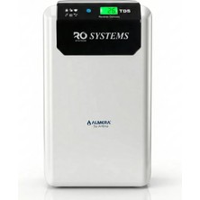 Almera Su Arıtma R.O. Plus Dijital Su Arıtma Cihazı Tezgah Altı Su Arıtıcı  (Beyaz)