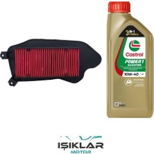 GİVİS Honda Spacy 110 Castrol  Yağ ve Hava Filtre Bakım Seti BS0001
