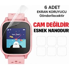 TCL Movetime MT46X 6 Adet Şeffaf Tam Kaplayan Ekran Koruyucusu Kırılmaz Nano