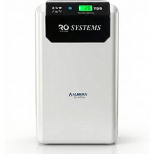 Almera R.O. Plus Dijital Su Arıtma Cihazı - Tezgah Altı Çelik Tanklı Su Arıtıcı (Beyaz)