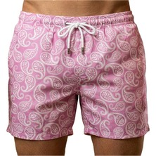 Estiva Erkek Dijital Desenli Deniz Şortu Wave