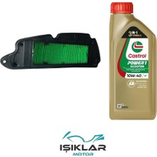 GİVİS Honda Forza 250 21-24 Castrol  Yağ ve Hava Filtre Bakım Seti BS0007