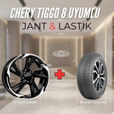 Kormetal Chery Tiggo8 Uyumlu NOKIAN235/55R18 Kış Lastiği 4 Adet YILI:2024+DY1208 Bd 18"jant 4 Adet