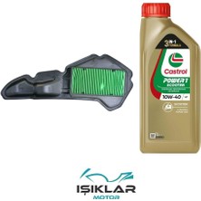 GİVİS Honda Pcx 18-20 Castrol  Yağ ve Hava Filtre Bakım Seti BS0019