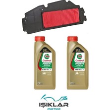GİVİS Sym Z Plus 250 Castrol  Yağ ve Hava Filtre Bakım Seti BS0027