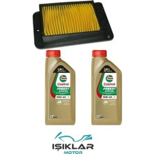 GİVİS Pugeout Tweet 200 Castrol  Yağ ve Hava Filtre Bakım Seti BS0039