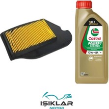 GİVİS Tvs Jüpiter 110 Castrol  Yağ ve Hava Filtre Bakım Seti BS0015