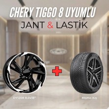 Kormetal Chery Tiggo8 Uyumlu MOMO235/55R18 Kış Lastiği 4 Adet YILI:2025+DY1208 Bd 18"jant 4 Adet